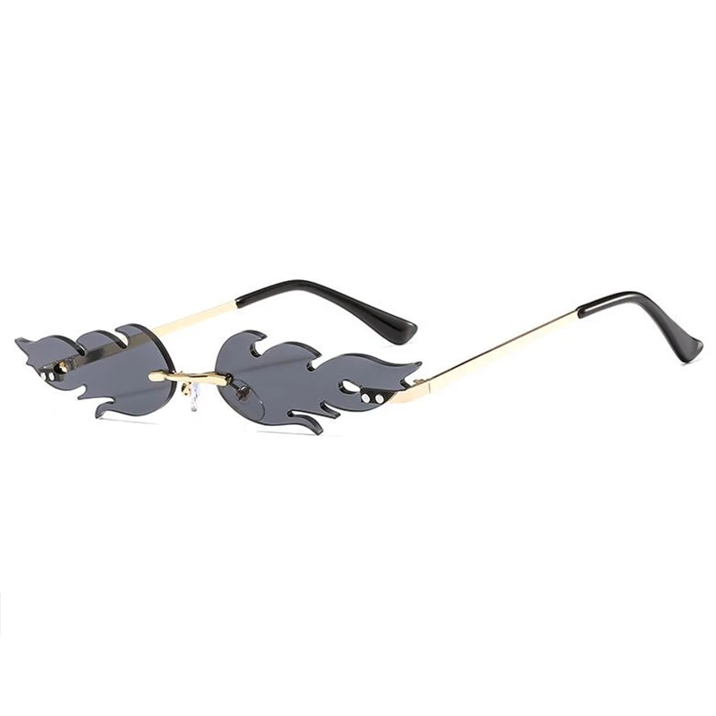 New brand sunglasses men trendy personality fashion women wear earrings Frameless Flame Sunglasses women
New brand sunglasses men trendy personality fashion women wear earrings Frameless Flame Sunglasses women