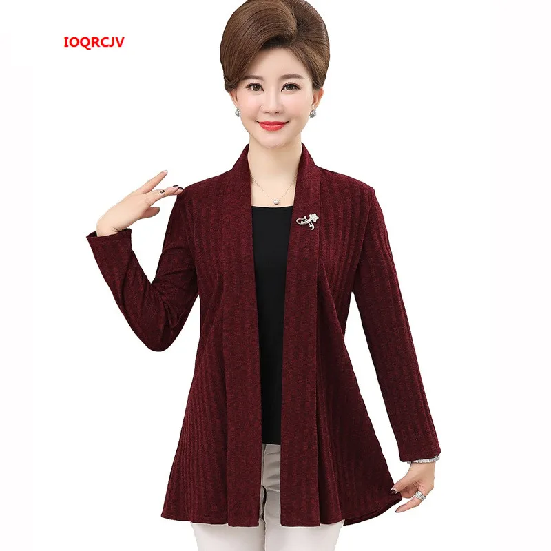 New Spring Autumn Fake Two Pieces Women Sweaters And Pullovers Knitted Bottoming Shirt Tops Mother Long Sleeve Coat Plus Size
New Spring Autumn Fake Two Pieces Women Sweaters And Pullovers Knitted Bottoming Shirt Tops Mother Long Sleeve Coat Plus Size