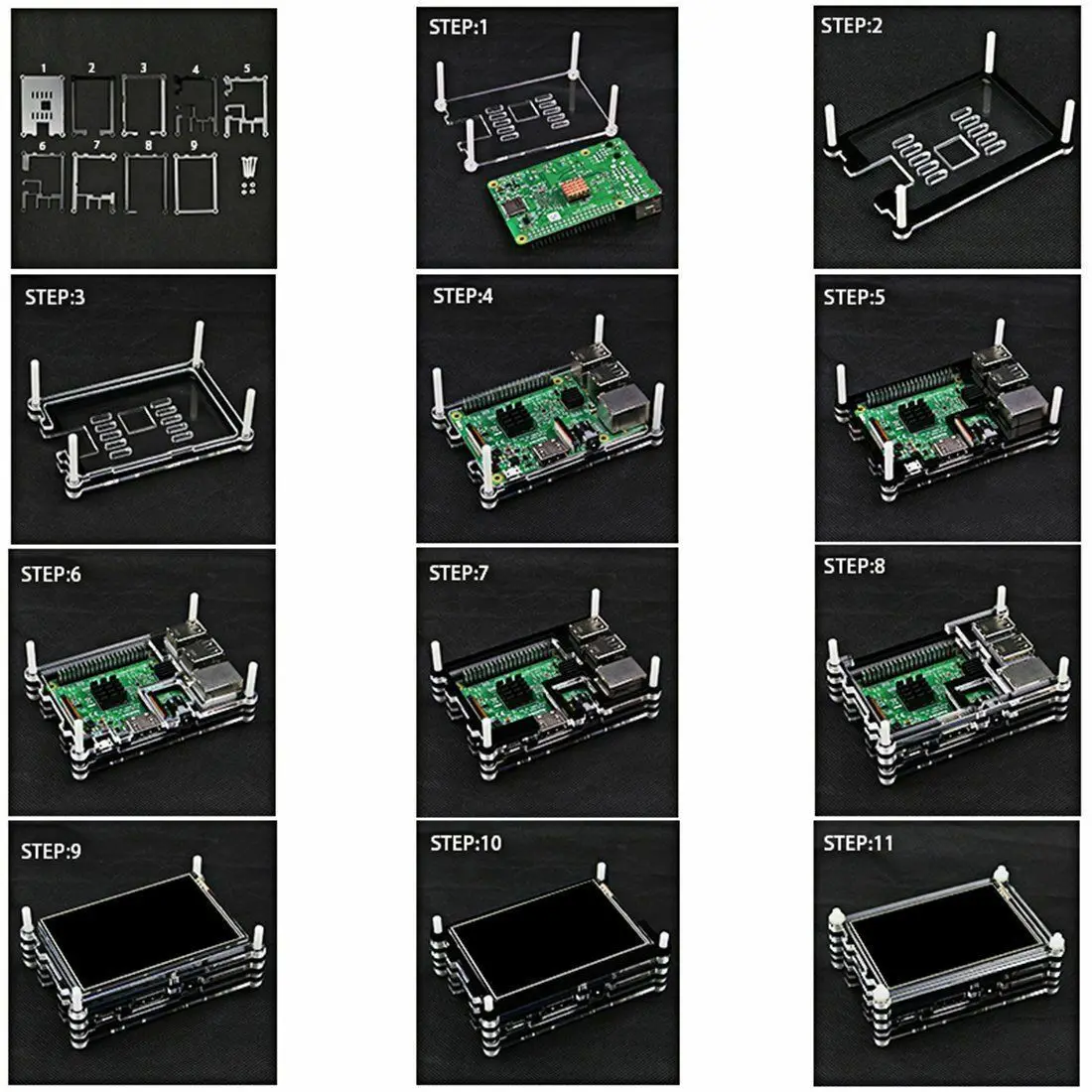 3.5 Inch LCD TFT 320*480 Touch Screen Kit with 9 Layer Case for Raspberry pi 2/3 Model B
3.5 Inch LCD TFT 320*480 Touch Screen Kit with 9 Layer Case for Raspberry pi 2/3 Model B