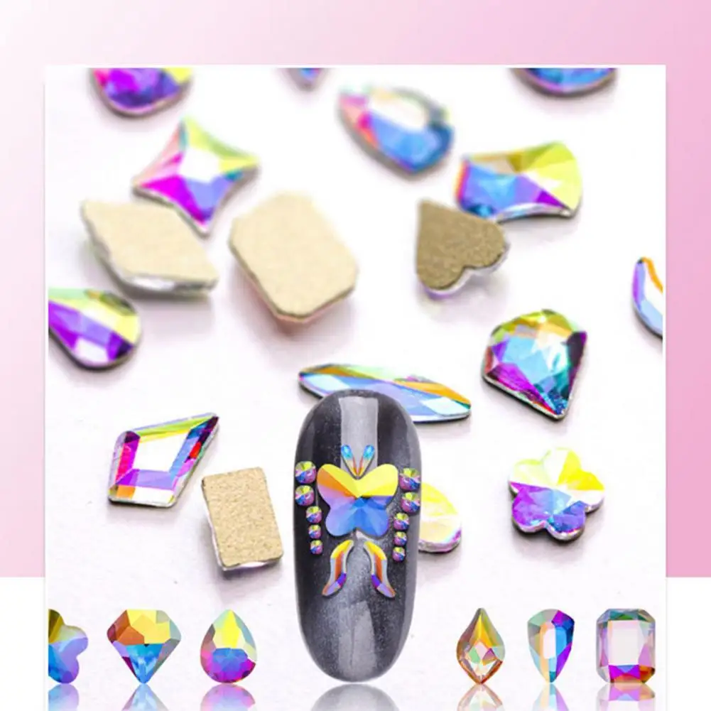 100Pcs/Bag Nail Art Sticker Lovely Exquisite Rhinestone DIY Nail Decal Decoration for Personal
100Pcs/Bag Nail Art Sticker Lovely Exquisite Rhinestone DIY Nail Decal Decoration for Personal