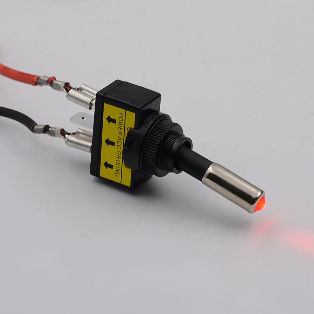 100% Brand New Rocker Switch Toggle 12V Led Light Car Auto Boat Round ON/OFF SPST 2 Pole Design 20 AMP Built In LED Light Ship
100% Brand New Rocker Switch Toggle 12V Led Light Car Auto Boat Round ON/OFF SPST 2 Pole Design 20 AMP Built In LED Light Ship