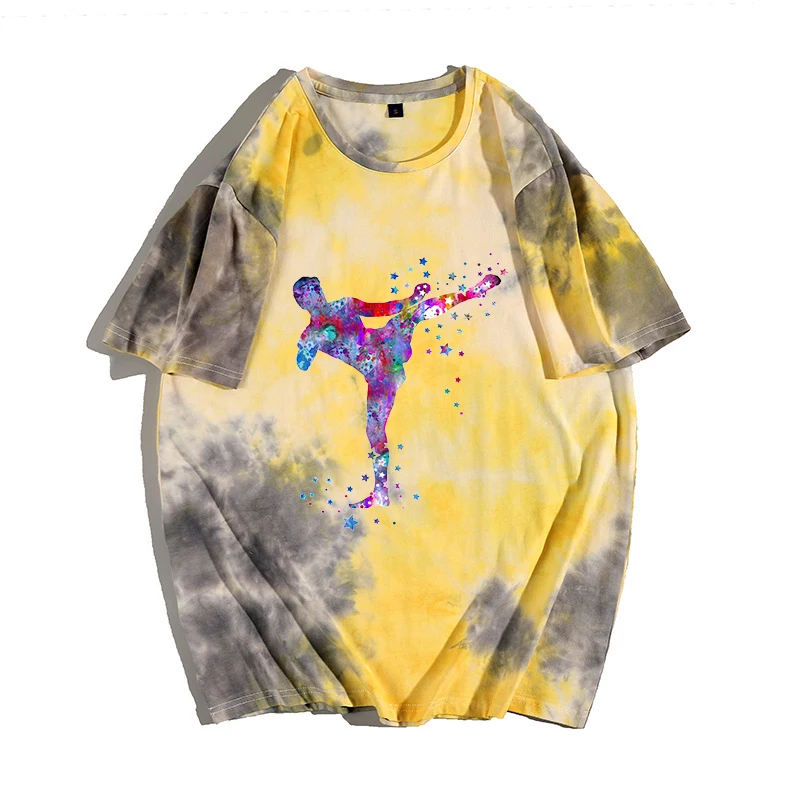 Muay Thai Fight Watercolor Tie Dye Pattern Print Unisex T-shirt Short Sleeves Cotton Tees T shirt Fashion Large Size Tshirt Tops
Muay Thai Fight Watercolor Tie Dye Pattern Print Unisex T-shirt Short Sleeves Cotton Tees T shirt Fashion Large Size Tshirt Tops