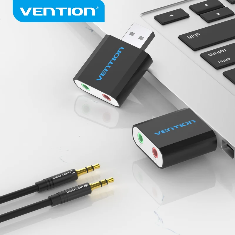 Vention USB звуковая карта аудио интерфейс адаптер для наушников Звуковая микрофона