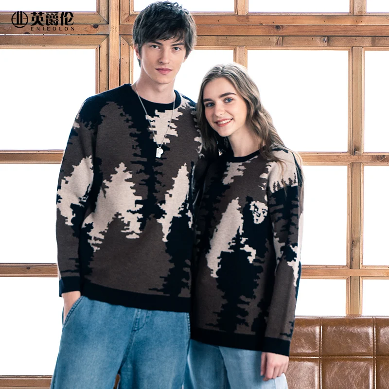 Enjeolon вязаный пуловер Свитера 2020 осень зима новый трендовый пуловер в стиле пэчворк с круглым вырезом мужские свитера MY3466
Enjeolon вязаный пуловер Свитера 2020 осень зима новый трендовый пуловер в стиле пэчворк с круглым вырезом мужские свитера MY3466