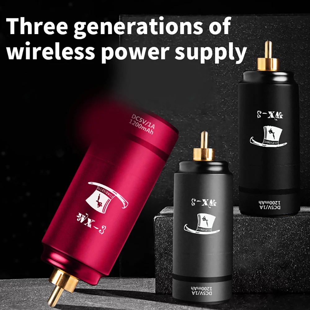 Portable Tattoo Power Supply Mobile Mini Wireless Power Supply Special For Pen Motor Machine 1200 Ma Wx/3 Wireless Power
Portable Tattoo Power Supply Mobile Mini Wireless Power Supply Special For Pen Motor Machine 1200 Ma Wx/3 Wireless Power