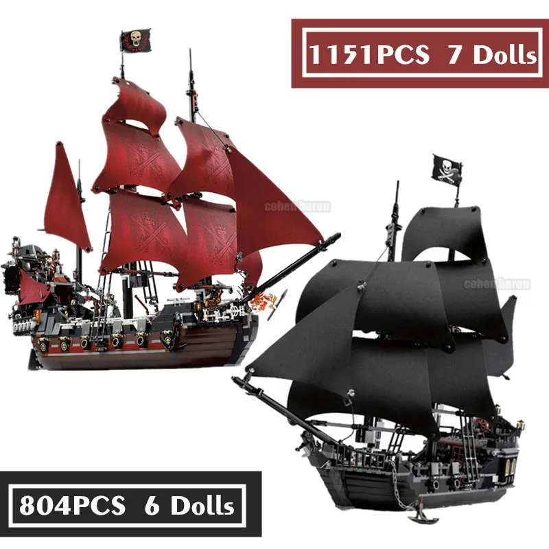 New Black Pearl Caribbean Pirates Ship Queen Anne's Revenge Pirates Ideas Model Building Block Brick Kid Gift
New Black Pearl Caribbean Pirates Ship Queen Anne's Revenge Pirates Ideas Model Building Block Brick Kid Gift