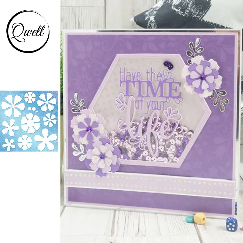 QWELL Flower Metal Cutting Dies for Scrapbooking and Card Making Paper Embossing Craft New 2019 die cuts 
QWELL Flower Metal Cutting Dies for Scrapbooking and Card Making Paper Embossing Craft New 2019 die cuts