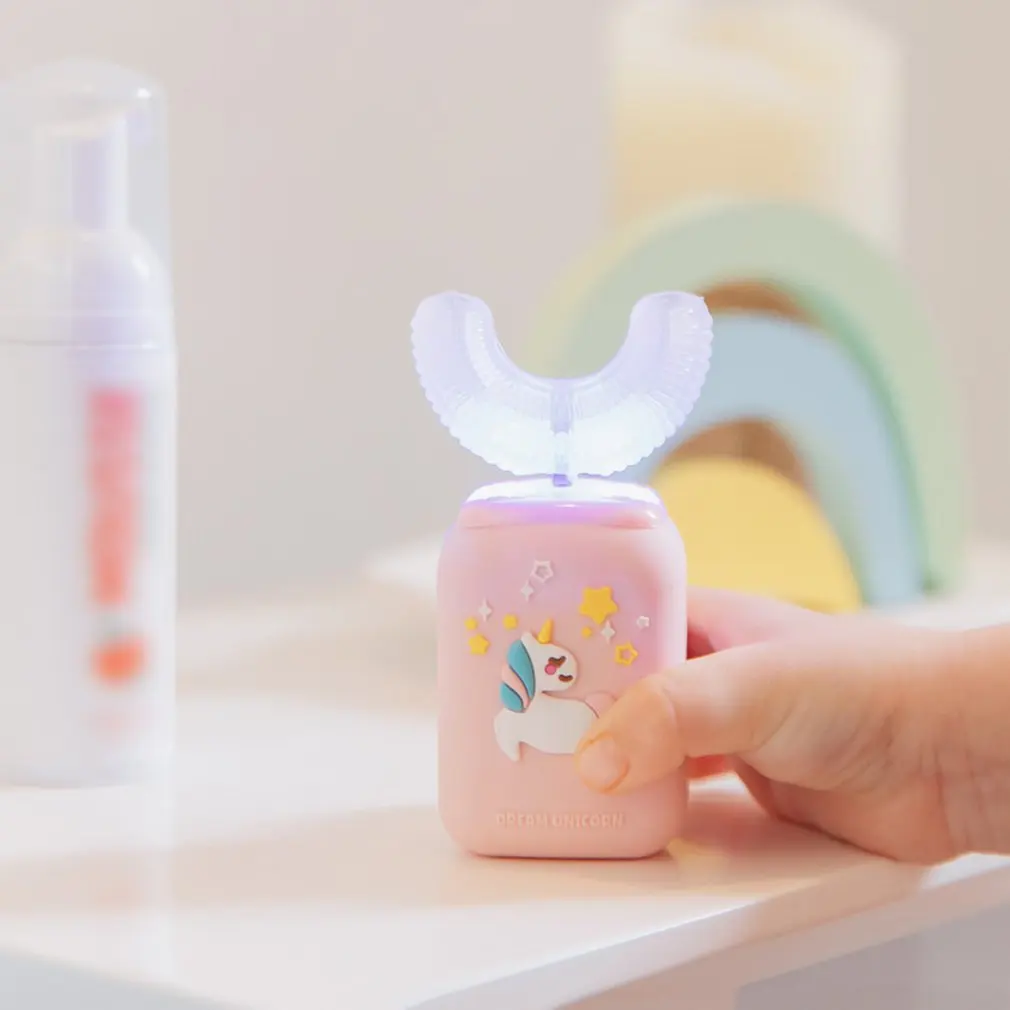 Cute Kids Electric Toothbrush U-shaped Sweetheart Unicorn Waterproof Automatic Ultrasonic Rechargeable Toothbrush
Cute Kids Electric Toothbrush U-shaped Sweetheart Unicorn Waterproof Automatic Ultrasonic Rechargeable Toothbrush