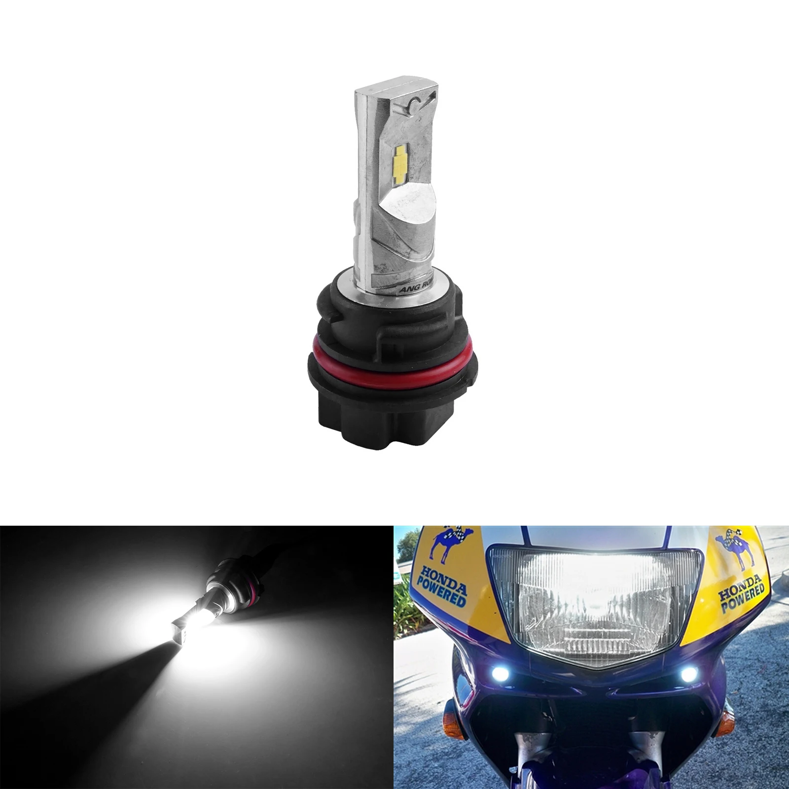 ANGRONG 1X PH11 9014 10W Motorcycle LED Headlight Bulb Daytime Light Lamp For Honda Yamaha 
ANGRONG 1X PH11 9014 10W Motorcycle LED Headlight Bulb Daytime Light Lamp For Honda Yamaha