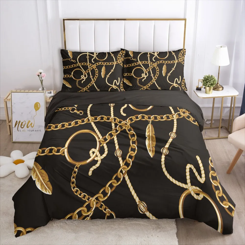 3D Baroque Bedding Sets Duvet Cover Set Comforther Cases Quilt Covers Pillowcase King Queen Full Twin Size Black Bed Linen
3D Baroque Bedding Sets Duvet Cover Set Comforther Cases Quilt Covers Pillowcase King Queen Full Twin Size Black Bed Linen