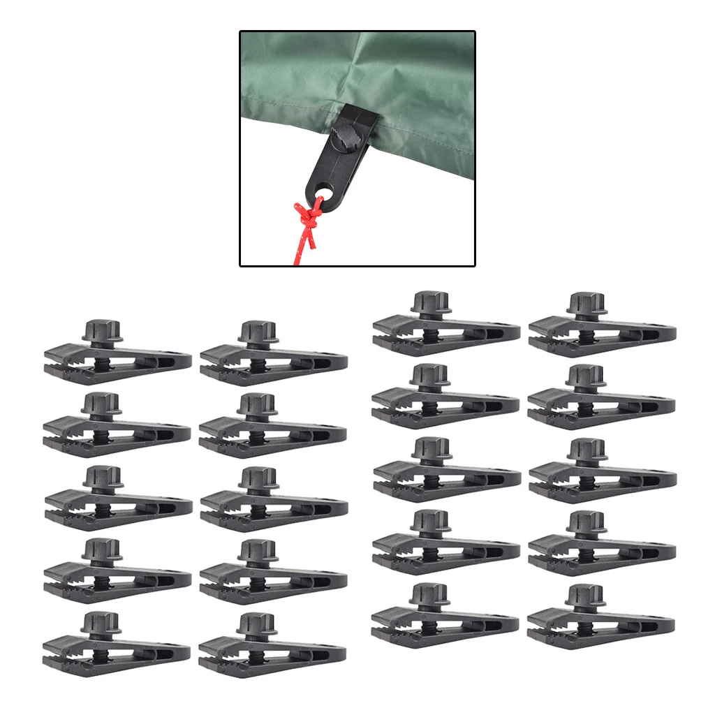 Набор из 20 зажимов для брезентов, навес для наружного кемпинга, бассейна
Набор из 20 зажимов для брезентов, навес для наружного кемпинга, бассейна