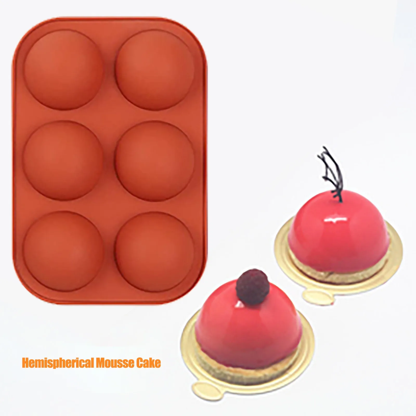 Ball Sphere Silicone Mold For Cake Pastry Baking Chocolate Candy Fondant Bakeware Round Shape Dessert Mould DIY Decorating
Ball Sphere Silicone Mold For Cake Pastry Baking Chocolate Candy Fondant Bakeware Round Shape Dessert Mould DIY Decorating