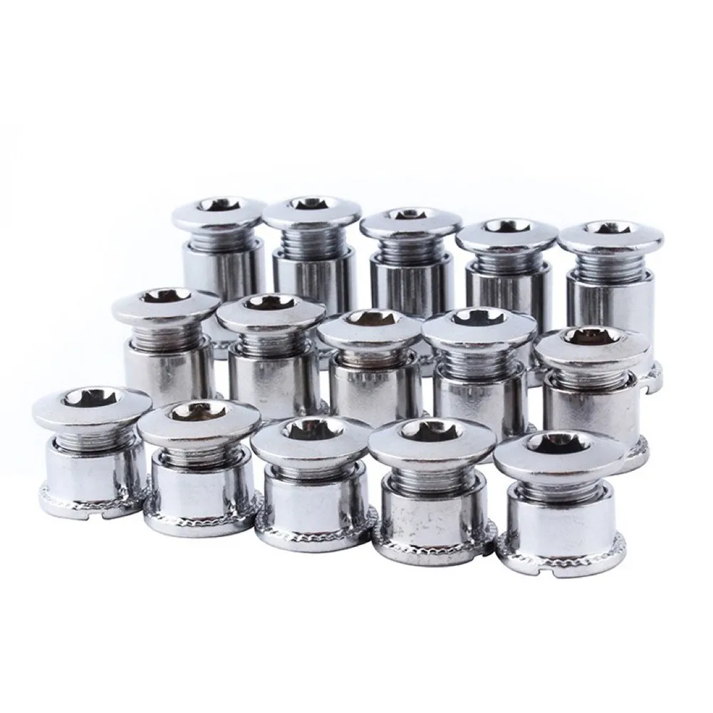 5Pcs Bicycle Chainwheel Bolts Chainring Screws Stainless For Crankset Single/Double Triple Bolts Bike Parts Steel MTB Road Bike
5Pcs Bicycle Chainwheel Bolts Chainring Screws Stainless For Crankset Single/Double Triple Bolts Bike Parts Steel MTB Road Bike