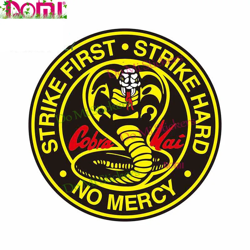 DOMI Cobra Kai Circle Logo Car Sticker Decal Decor for Auto Motocross Racing Laptop Helmet Trunk Wall Vinyl Decal Waterproof PVC
DOMI Cobra Kai Circle Logo Car Sticker Decal Decor for Auto Motocross Racing Laptop Helmet Trunk Wall Vinyl Decal Waterproof PVC