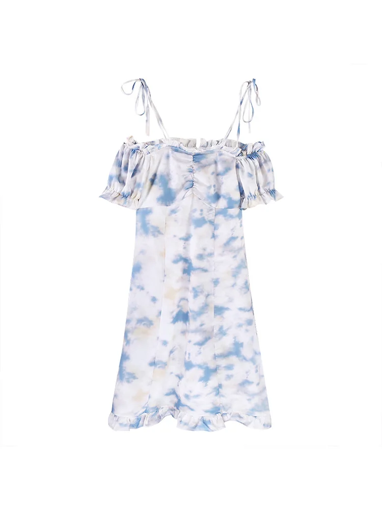French tie-dye floral dress women's summer 2021 new sweet spice style first love sweet skirt ins tide
French tie-dye floral dress women's summer 2021 new sweet spice style first love sweet skirt ins tide