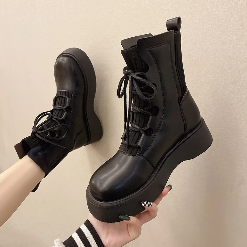 Shoes Lolita Boots Lace Up Flat Heel Luxury Designer Boots-Women Round Toe Med Ladies Fashion 2021 Autumn Rubber PU Ankle Cotton
Shoes Lolita Boots Lace Up Flat Heel Luxury Designer Boots-Women Round Toe Med Ladies Fashion 2021 Autumn Rubber PU Ankle Cotton