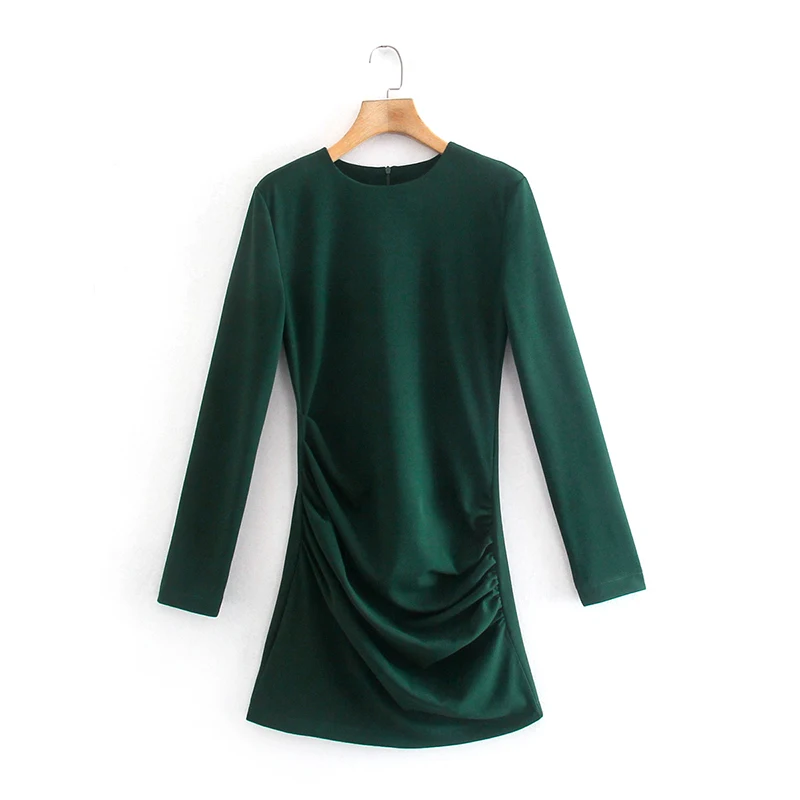 Женское облегающее платье Uniera Za, универсальное плиссированное платье с длинным рукавом, осень 2021
Женское облегающее платье Uniera Za, универсальное плиссированное платье с длинным рукавом, осень 2021