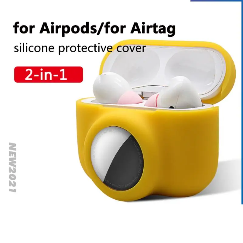 For Airtag Protective Case For Airpods Pro Protective Sleeve Silicone Anti-fall Locator Tracker Wireless Earphone Cover New
For Airtag Protective Case For Airpods Pro Protective Sleeve Silicone Anti-fall Locator Tracker Wireless Earphone Cover New