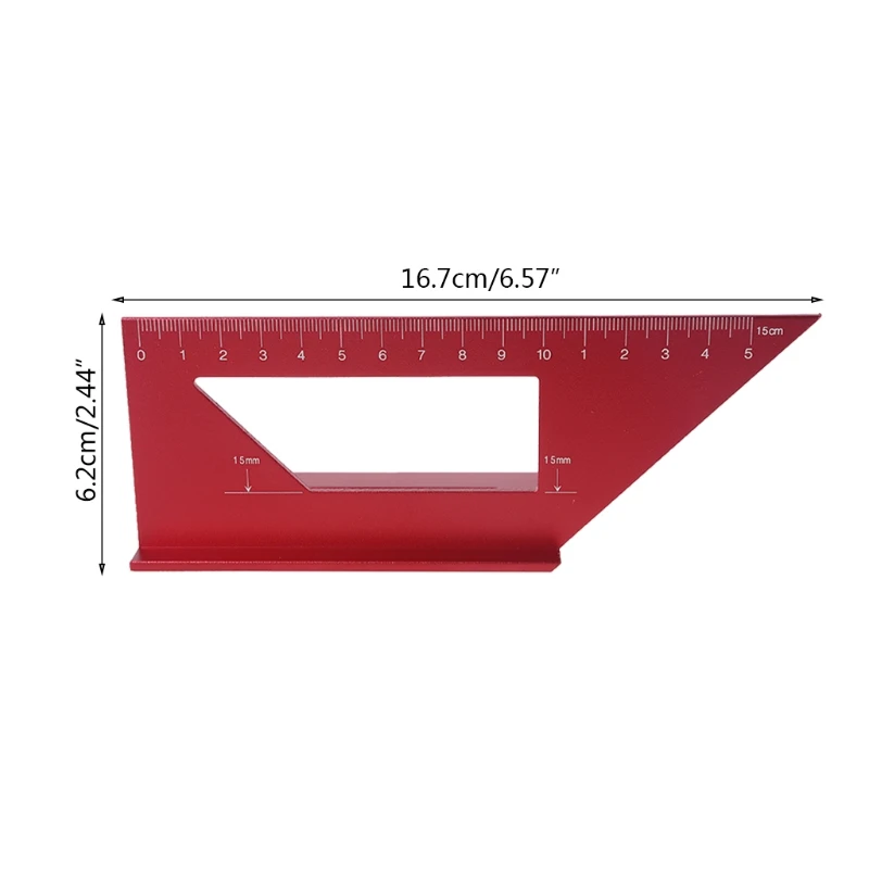 Aluminum Alloy Carpenter Square Measure Ruler 3D Mitre Angle Measuring 45 90 Degree Angle Ruler Punctuation Gauge
Aluminum Alloy Carpenter Square Measure Ruler 3D Mitre Angle Measuring 45 90 Degree Angle Ruler Punctuation Gauge