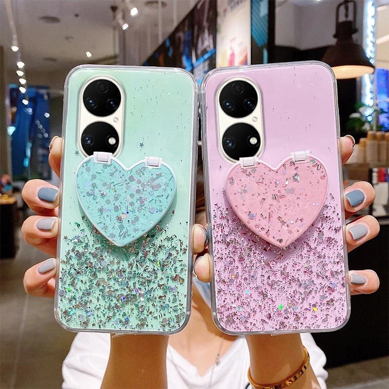 Gradient Glitter Love Mirror Case For Huawei P40 P30 P20 Pro Lite Mate 30 20 Pro Honor 30 20 Pro Nova 7 Pro Soft Epoxy Cover
Gradient Glitter Love Mirror Case For Huawei P40 P30 P20 Pro Lite Mate 30 20 Pro Honor 30 20 Pro Nova 7 Pro Soft Epoxy Cover