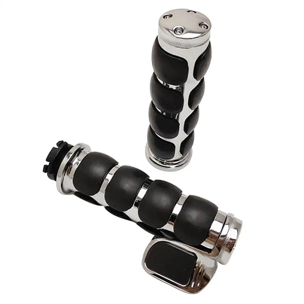 Universal Motorcycle Bike Aluminum Hand Grips for 1' 25mm Handlebar End Pack of 2
Universal Motorcycle Bike Aluminum Hand Grips for 1' 25mm Handlebar End Pack of 2