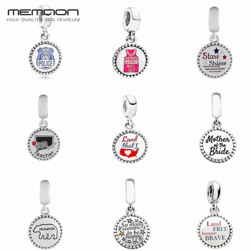 Подвеска Land That I love heart из серебра 925 пробы сделай сам кулон для изготовления