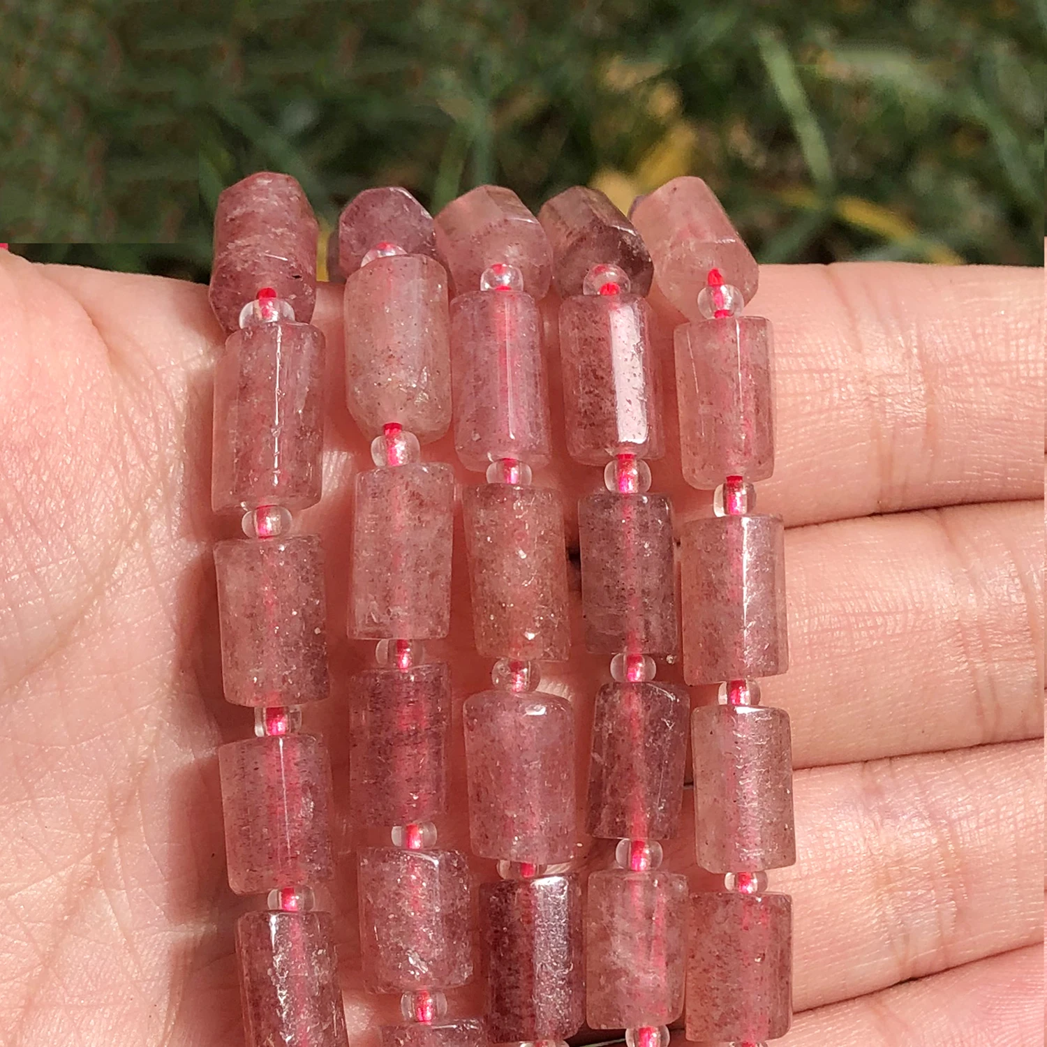 Бусины из натурального камня, клубничный кварц, цилиндрические бусины со свободным отверстием, хрустальные бусины для изготовления ювелир...
Бусины из натурального камня, клубничный кварц, цилиндрические бусины со свободным отверстием, хрустальные бусины для изготовления ювелир...