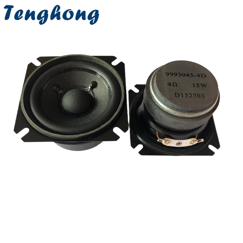 Tenghong 2pcs 2.5 Inch 67MM Portable Audio Speakers 4 Ohm 15W Full Range Sound Speaker Unit Loudspeaker For Home Theater DIY
Tenghong 2pcs 2.5 Inch 67MM Portable Audio Speakers 4 Ohm 15W Full Range Sound Speaker Unit Loudspeaker For Home Theater DIY