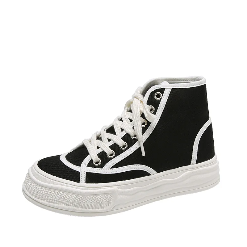 Women's Fashion 2020 Vulcanized Shoes Woman Sneakers New Retro Canvas Shoes Flat Fashion Comfortable High Shoes Women
Women's Fashion 2020 Vulcanized Shoes Woman Sneakers New Retro Canvas Shoes Flat Fashion Comfortable High Shoes Women