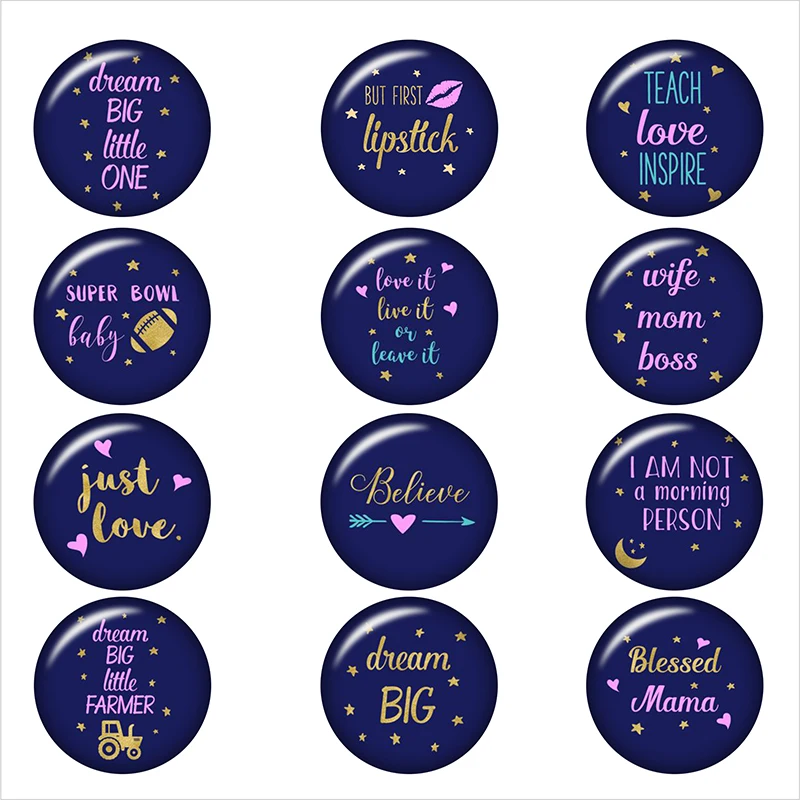 word love believe dream glass snap button Round photo glass cabochon demo flat back Making findings 12mm/18mm/20mm/25mm A6263
word love believe dream glass snap button Round photo glass cabochon demo flat back Making findings 12mm/18mm/20mm/25mm A6263