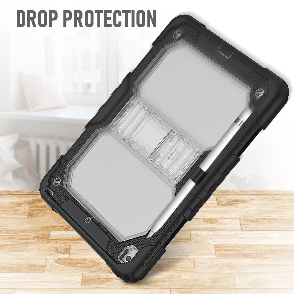 Transparent back cover for ipad 10.2 case with built-in kickstand and shoulder strap for apple ipad 7 protective cover
Transparent back cover for ipad 10.2 case with built-in kickstand and shoulder strap for apple ipad 7 protective cover