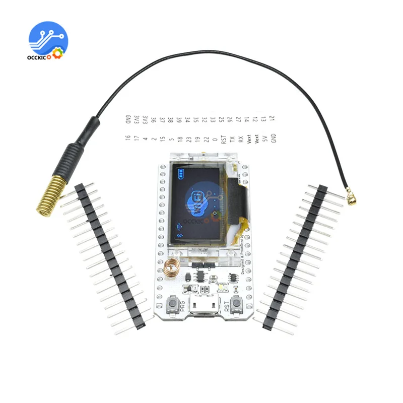 Макетная плата ESP32 LoRa SX1278, 0,96 дюйма, синий OLED дисплей, Bluetooth, Wi-Fi, комплект Lora 32, модуль IOT, 433 МГц для Arduino
Макетная плата ESP32 LoRa SX1278, 0,96 дюйма, синий OLED дисплей, Bluetooth, Wi-Fi, комплект Lora 32, модуль IOT, 433 МГц для Arduino