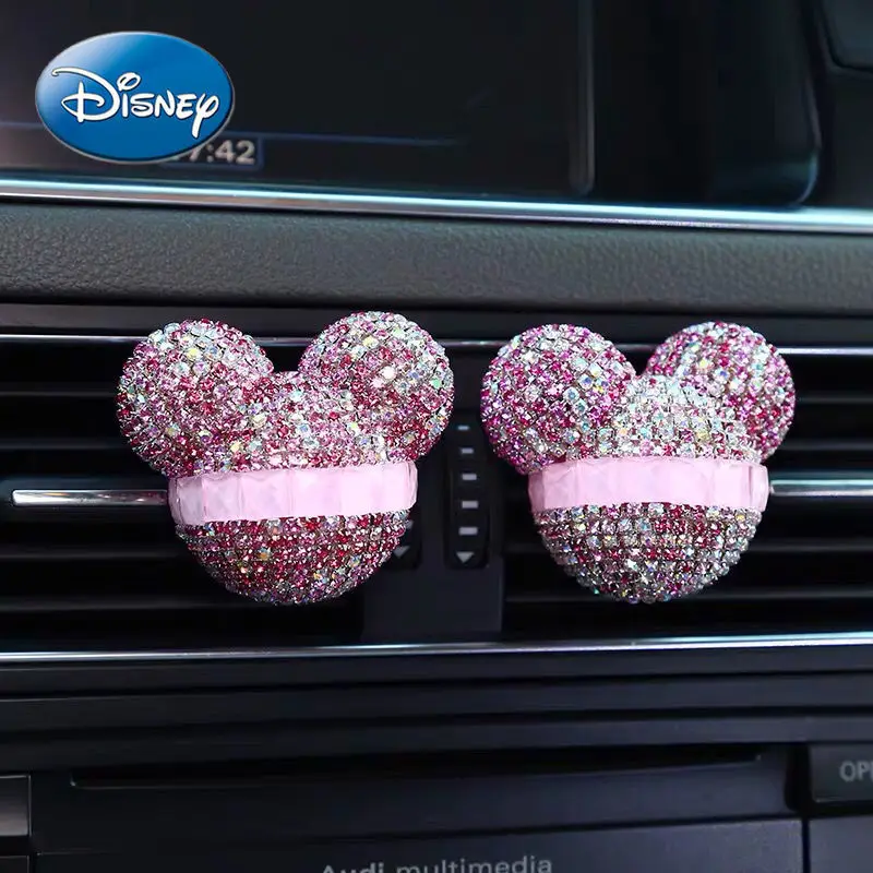 Disney car air outlet perfume decoration simple handmade diamond cute cartoon Mickey jewelry car deodorant
Disney car air outlet perfume decoration simple handmade diamond cute cartoon Mickey jewelry car deodorant