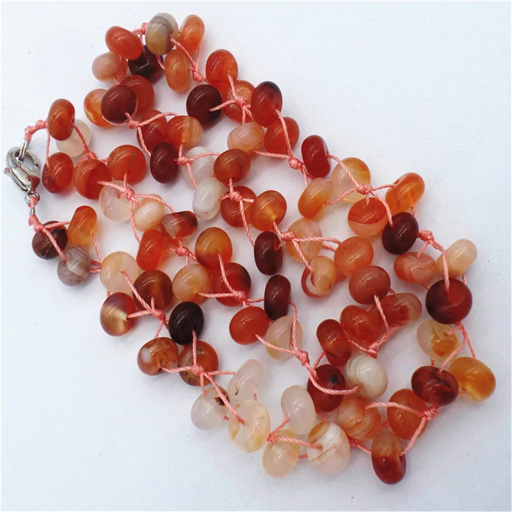 1 Strand 8x5mm Wholesale Natural Red Agate Spacer Bead Pendant Necklace Jewelry Ornaments 16.5inch S307
1 Strand 8x5mm Wholesale Natural Red Agate Spacer Bead Pendant Necklace Jewelry Ornaments 16.5inch S307