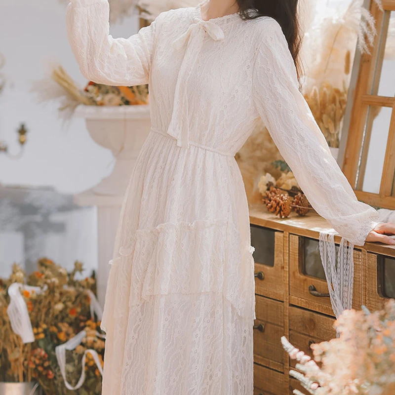 Ruffles Vintage Dress Women Solid Long Sleeve Fairy Party Dress Casual High Waist Bow Elegant Midi Dress Fahison Autumn 2020
Ruffles Vintage Dress Women Solid Long Sleeve Fairy Party Dress Casual High Waist Bow Elegant Midi Dress Fahison Autumn 2020