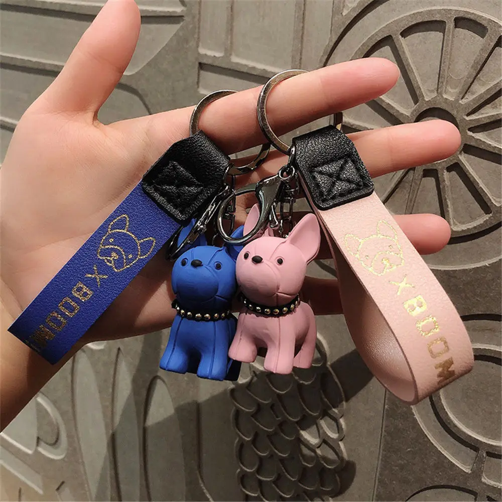 Fashion Cute Bulldog Frances Keychains Ring Accessories Car Keychain Bag Charm Trinket Key holder Couple Gifts Statement Jewelry
Fashion Cute Bulldog Frances Keychains Ring Accessories Car Keychain Bag Charm Trinket Key holder Couple Gifts Statement Jewelry