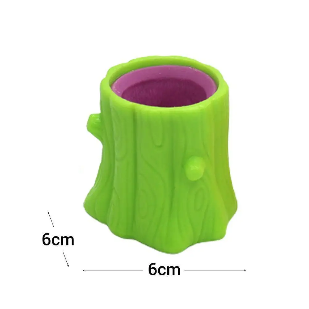 

Сжимаемая белка чашка дерево пень-форма декомпрессионная игрушка Офисные инструменты обучение для детей снятие стресса Подарочные игрушк...