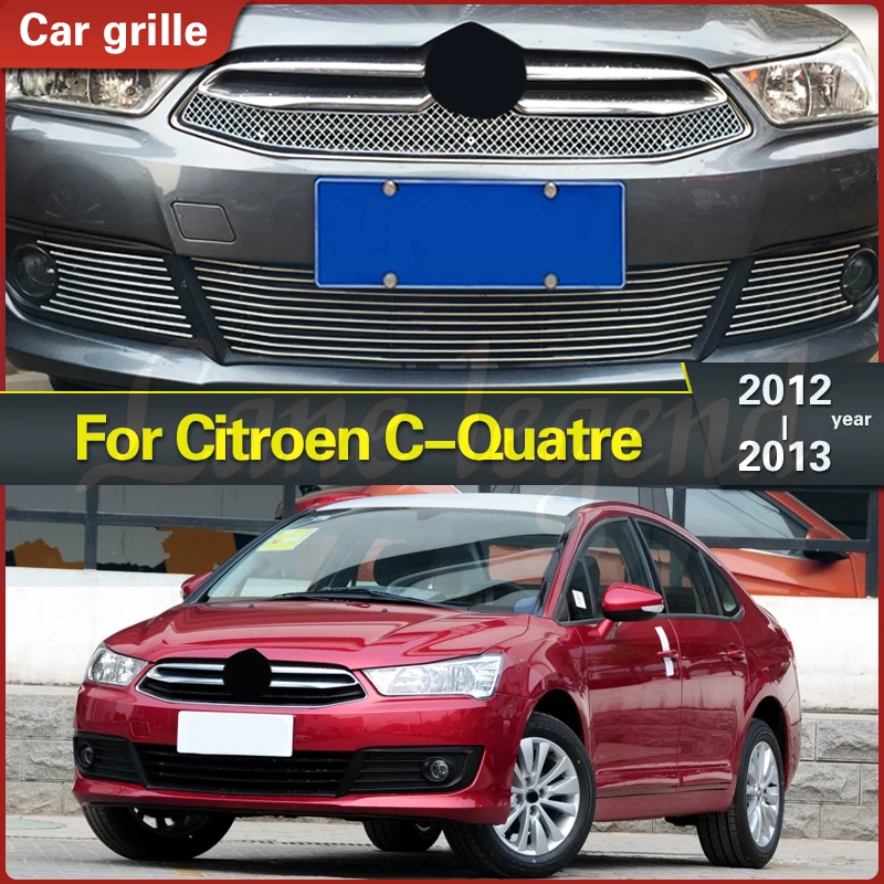 Stainless steel Front Center Racing Mesh Bumper Grills Billet Grille Cover Honeycomb Mesh For Citroen C-Quatre 2012-2013
Stainless steel Front Center Racing Mesh Bumper Grills Billet Grille Cover Honeycomb Mesh For Citroen C-Quatre 2012-2013