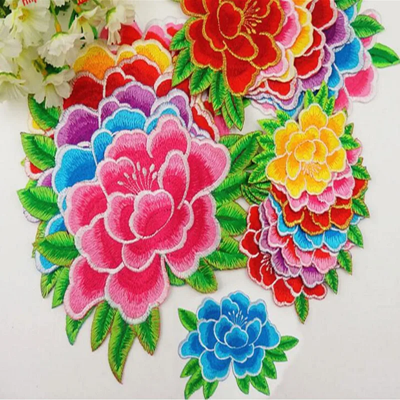 Iron On Flower Patches 3D Embroidered Rose Appliques 5 Pcs/Lot Sewing Apparel Trims Women Dance Dress Diy Materials
Iron On Flower Patches 3D Embroidered Rose Appliques 5 Pcs/Lot Sewing Apparel Trims Women Dance Dress Diy Materials