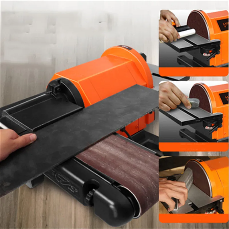 220V Sanding Machine Grinding Polishing Abrasive Belt Woodworking Sander Multifunction Desktop Electricity Tools 900 W
220V Sanding Machine Grinding Polishing Abrasive Belt Woodworking Sander Multifunction Desktop Electricity Tools 900 W