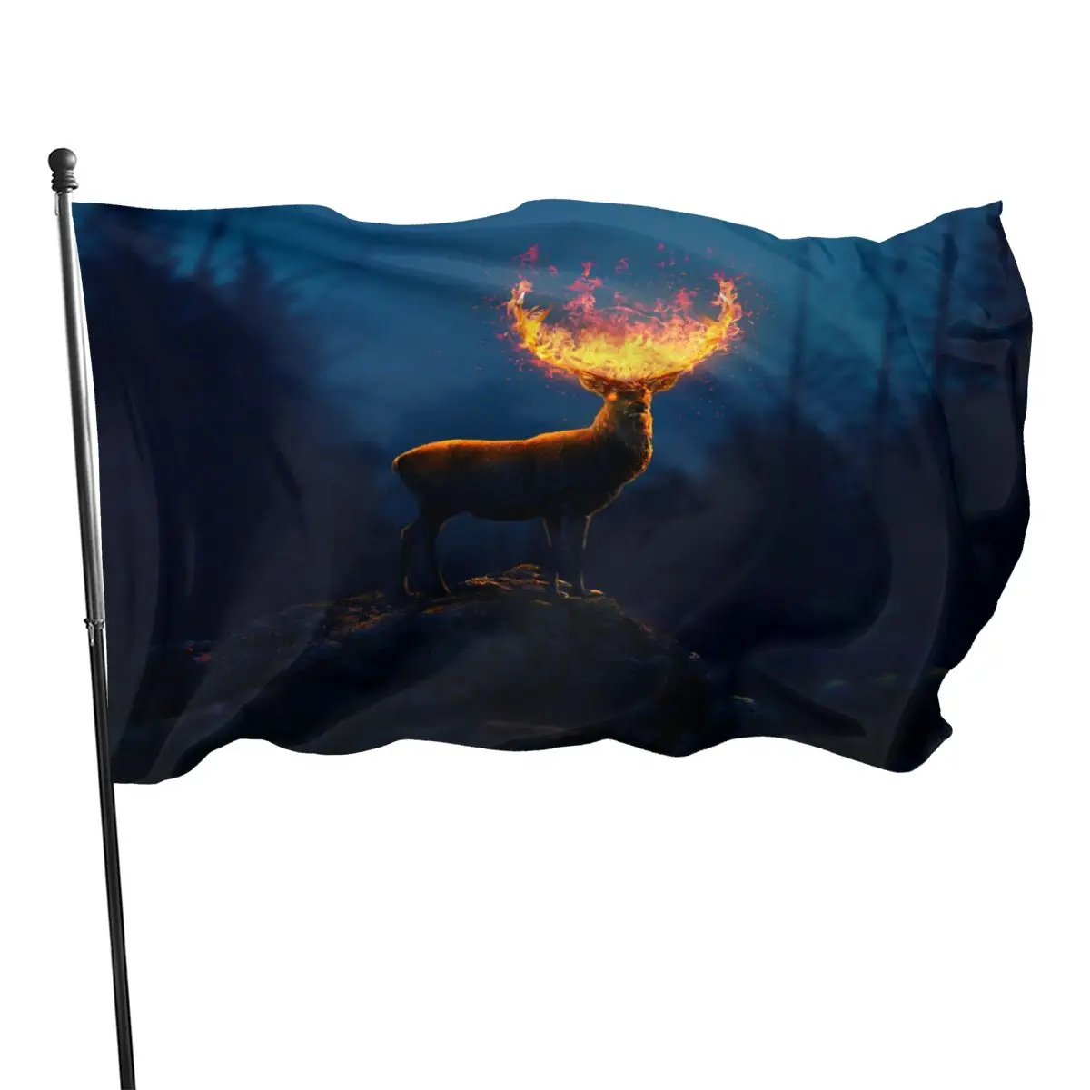 Декоративные флаги с рождественскими мотивами и оленями размером 90x150 см
Декоративные флаги с рождественскими мотивами и оленями размером 90x150 см