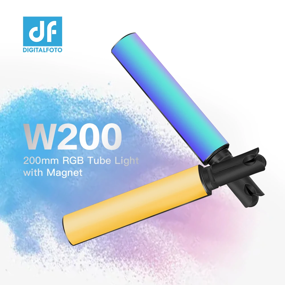 DigitalFoto W200 RGB Tube Light Portable Handheld Light Stick Magnetic With tripod Photography Video Light 20 Lighting Effect
DigitalFoto W200 RGB Tube Light Portable Handheld Light Stick Magnetic With tripod Photography Video Light 20 Lighting Effect