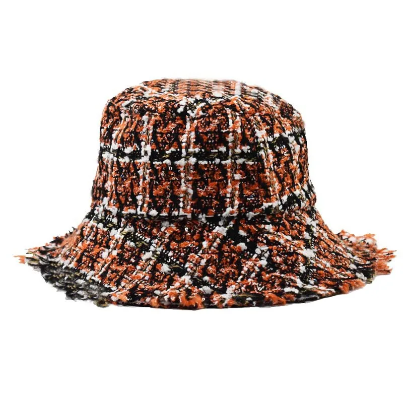 Plaid women's basin hat student women's sunshade sun hat Four Seasons couple all-match fisherman hat tide 
Plaid women's basin hat student women's sunshade sun hat Four Seasons couple all-match fisherman hat tide