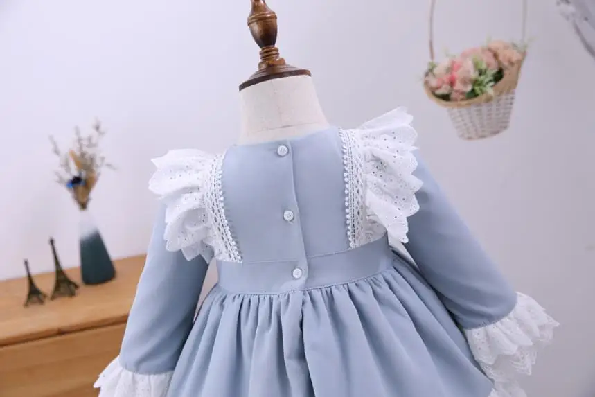 Winter Spanish Lolita Princess Dress Long Sleeve Lace Cute Ball Gown Kids Clothing Birthday Party Easter Dress For Girls L680
Winter Spanish Lolita Princess Dress Long Sleeve Lace Cute Ball Gown Kids Clothing Birthday Party Easter Dress For Girls L680