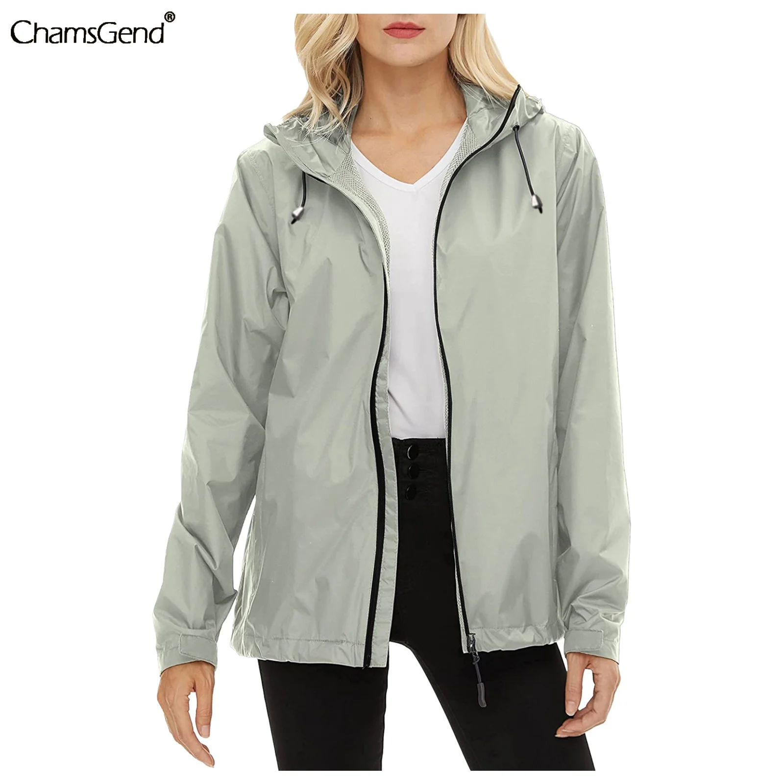 Женская Осенняя ветровка, женская куртка с капюшоном, повседневное базовое пальто на молнии, легкая верхняя одежда, женская ветровка 
Женская Осенняя ветровка, женская куртка с капюшоном, повседневное базовое пальто на молнии, легкая верхняя одежда, женская ветровка