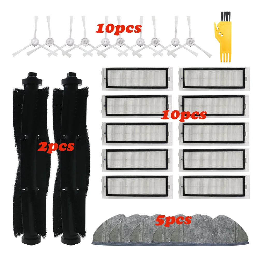 Washable Main Brush Side Brushes Hepa Filter Mop Cloth for 360 S5 / S7 Robot Robotic Vacuum Cleaner Sweeper Replacements Parts
Washable Main Brush Side Brushes Hepa Filter Mop Cloth for 360 S5 / S7 Robot Robotic Vacuum Cleaner Sweeper Replacements Parts