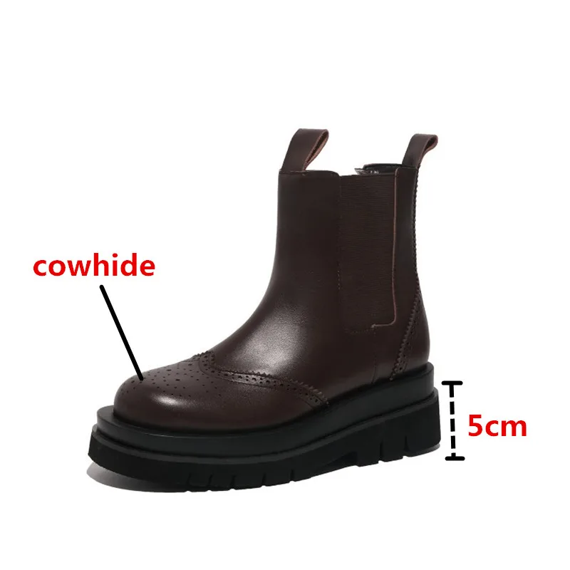 Prova Perfetto Genuine Leather Sewing Boots Women Round Toe Slip-on Square Heel Casual Shoes Thick Bottom Wearproof Woman Boots
Prova Perfetto Genuine Leather Sewing Boots Women Round Toe Slip-on Square Heel Casual Shoes Thick Bottom Wearproof Woman Boots