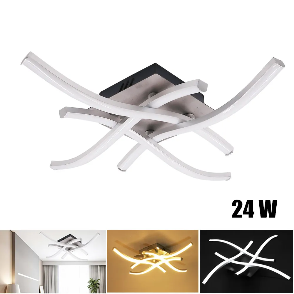 Moden LED Ceiling Lamp AC 85-256V 18W 24W Aluminium Forked Shaped Ceiling Lights For Living Room Decor white/warm white
Moden LED Ceiling Lamp AC 85-256V 18W 24W Aluminium Forked Shaped Ceiling Lights For Living Room Decor white/warm white