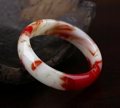 zheru jewelry natural chicken blood jade two-color 54-64mm bracelet elegant princess jewelry gift best mother for girlfriend
zheru jewelry natural chicken blood jade two-color 54-64mm bracelet elegant princess jewelry gift best mother for girlfriend