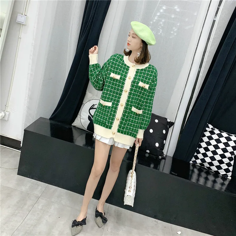 Knitted Arrival 2020 Coat Woman Multicolor Striped Loose Sweater Cardigans O Neck Full Sleeve Outwear Female utwear
Knitted Arrival 2020 Coat Woman Multicolor Striped Loose Sweater Cardigans O Neck Full Sleeve Outwear Female utwear